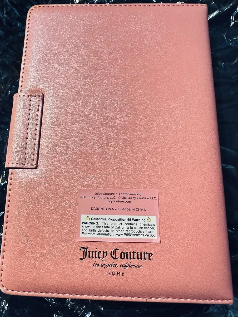 Juicy Couture Pink Journal with Gold Crown Pen